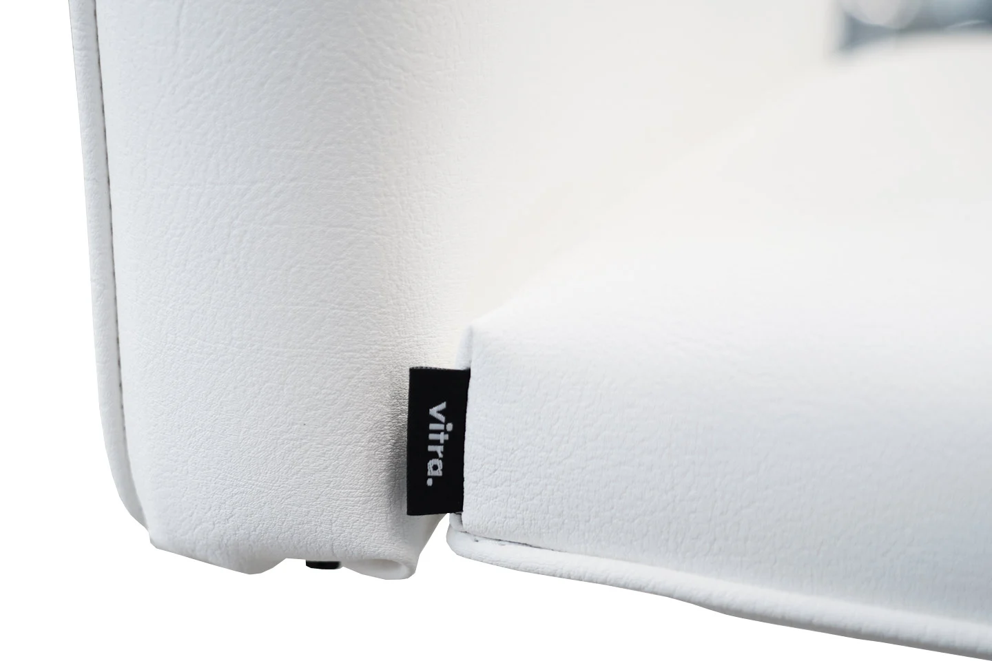 Vitra VisaSoft Freischwinger Kunstleder / Weiß *stapelbar*