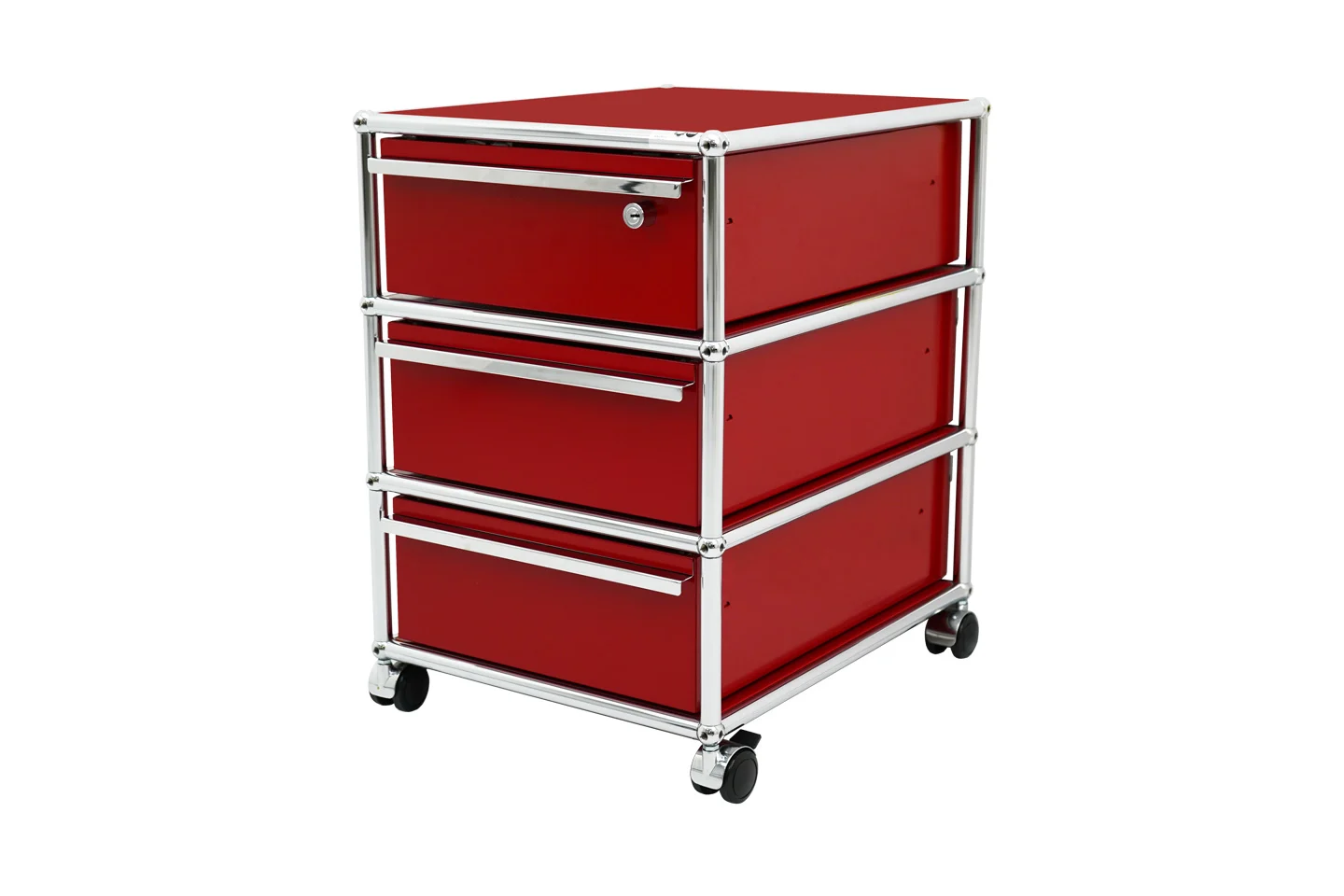 USM Haller Rollcontainer USM Rubinrot