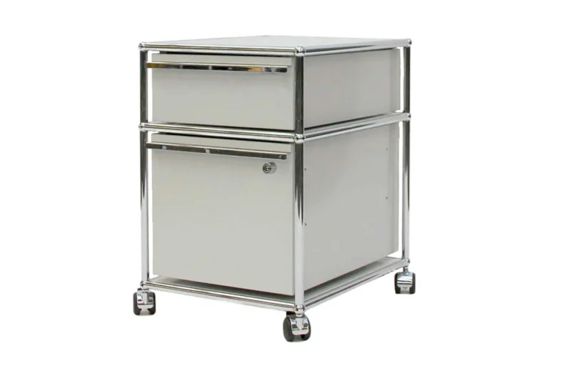 USM Haller Rollcontainer Lichtgrau RAL 7035