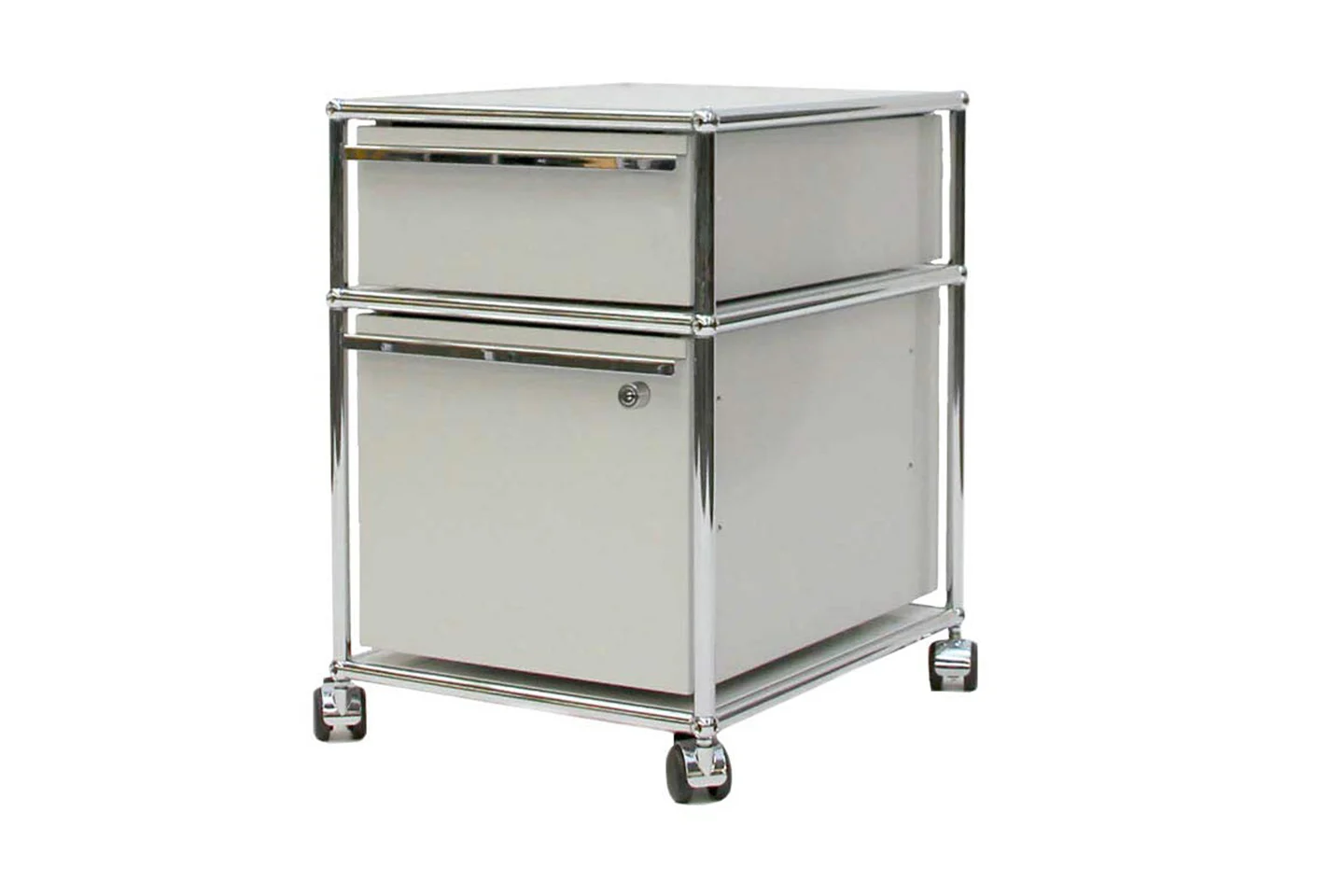 USM Haller Rollcontainer Lichtgrau RAL 7035 – Bild 1