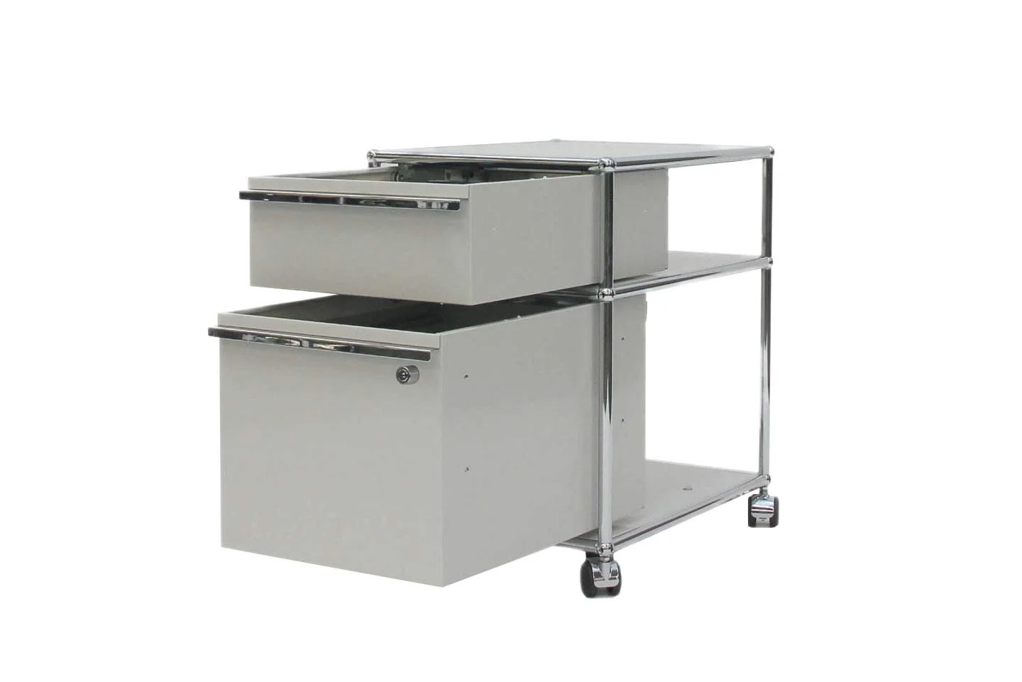 USM Haller Rollcontainer Lichtgrau RAL 7035 – Bild 3