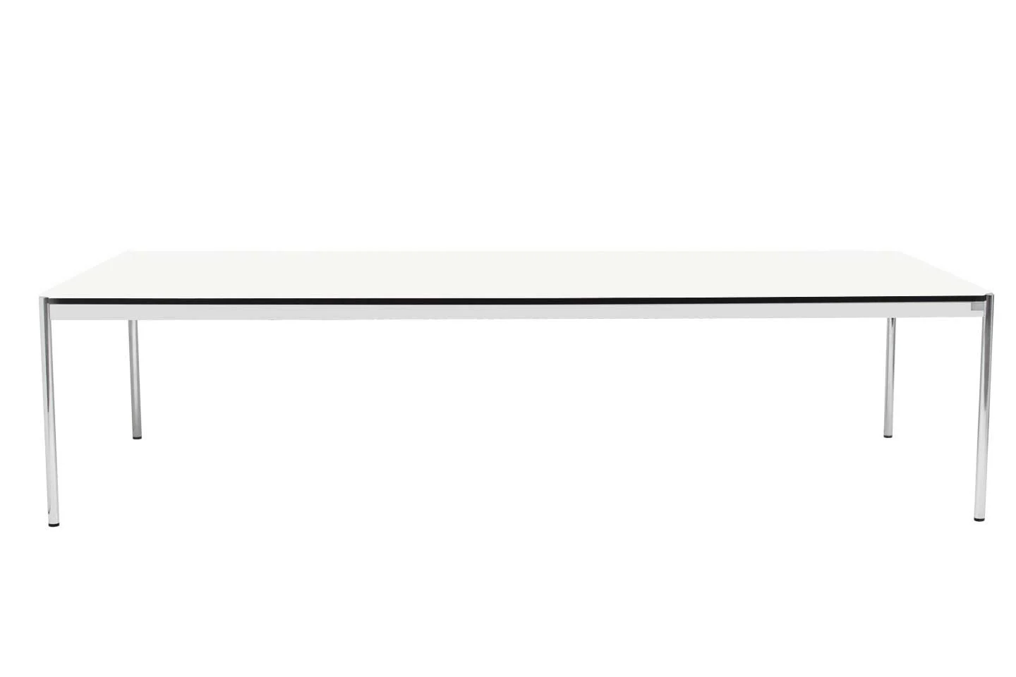 USM Haller Konferenztisch Kunstharz / Perlgrau / Weiß 300 x 125 cm