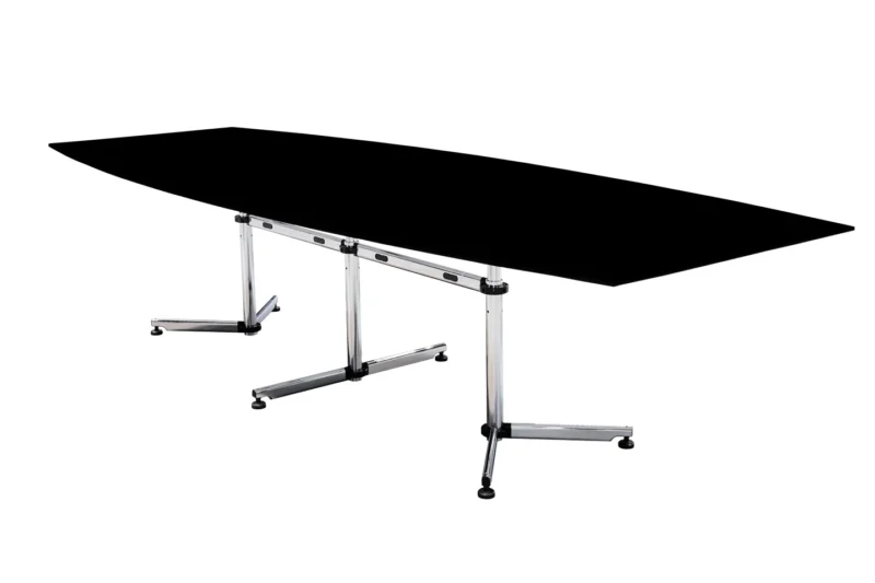 USM Kitos Konferenztisch Kunstharz / Schwarz 330 x 125 cm