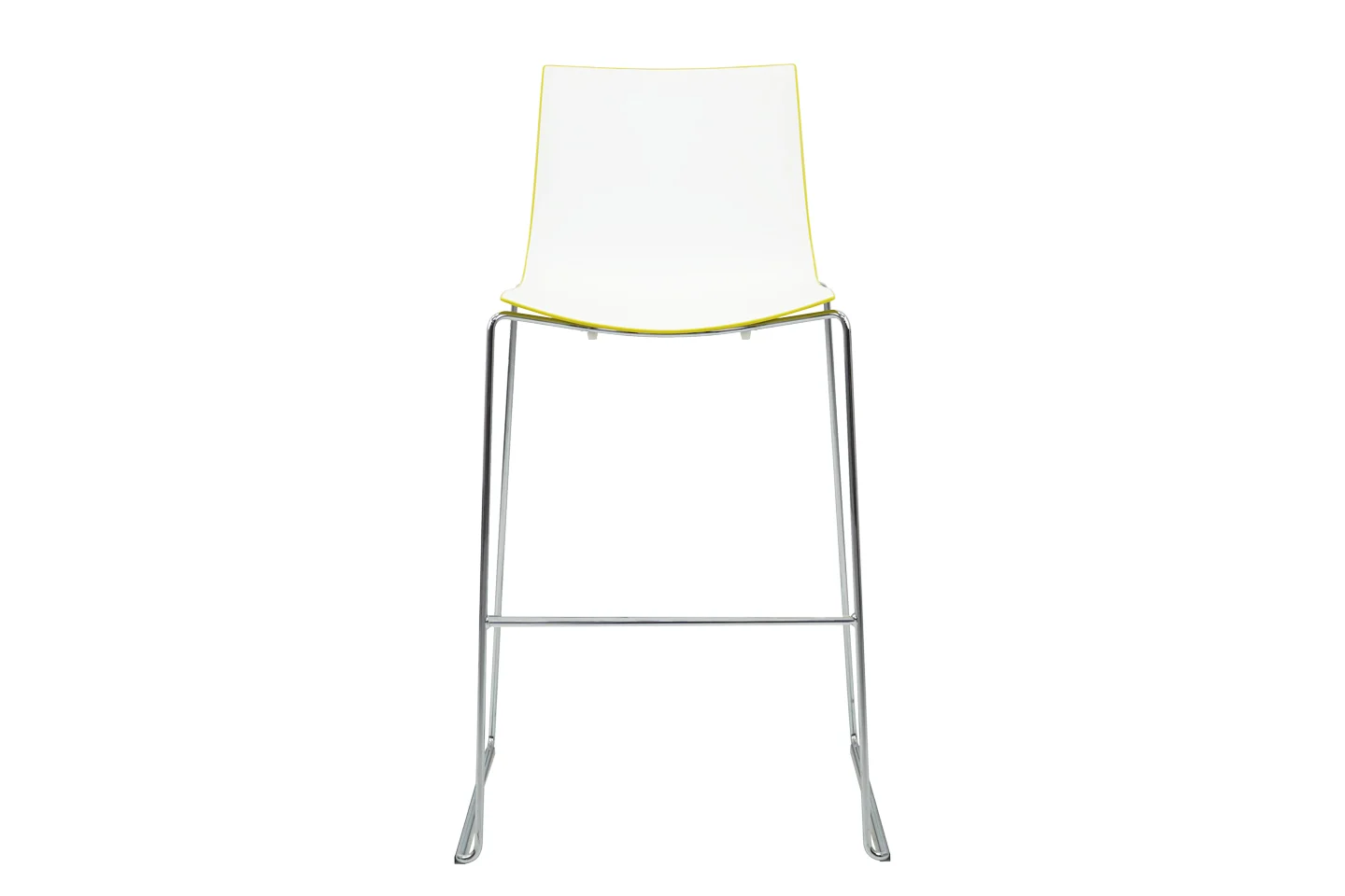 Arper CATIFA 46 Barhocker / Hocker Gelb / Weiß