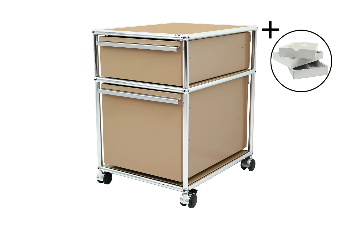 USM Haller Rollcontainer USM Beige – Bild 2