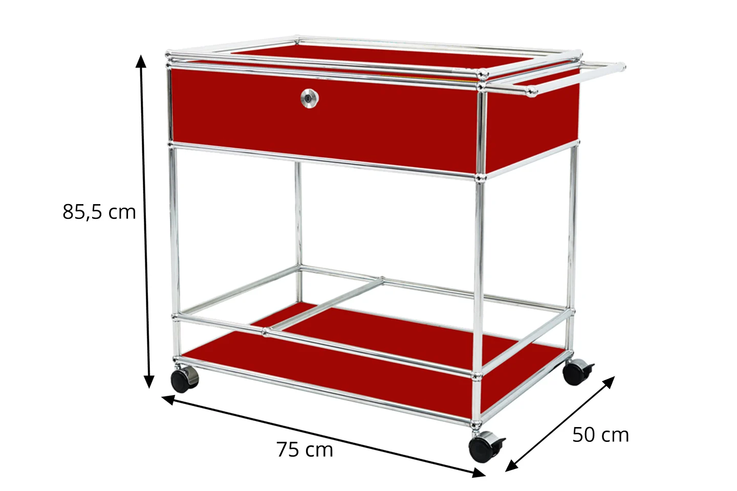 USM Haller Barwagen / Servierwagen 75 x 50 cm
