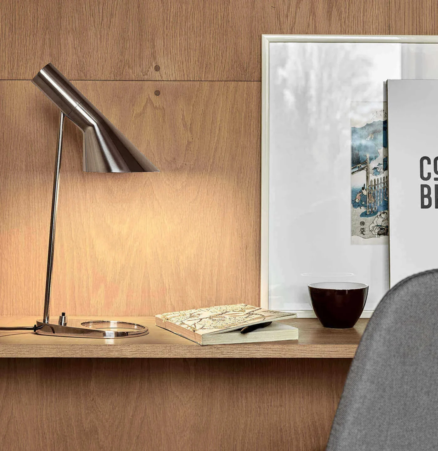 Louis Poulsen AJ Mini Table E14 V3 Tischlampe / Edelstahl poliert