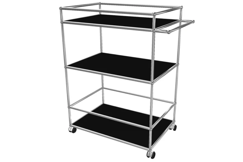 USM Haller Barwagen / Servierwagen 75 x 50 cm