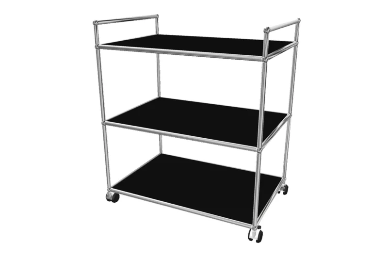 USM Haller Barwagen / Servierwagen 75 x 50 cm