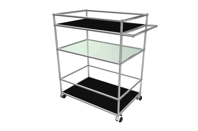 USM Haller Barwagen / Servierwagen 75 x 50 cm