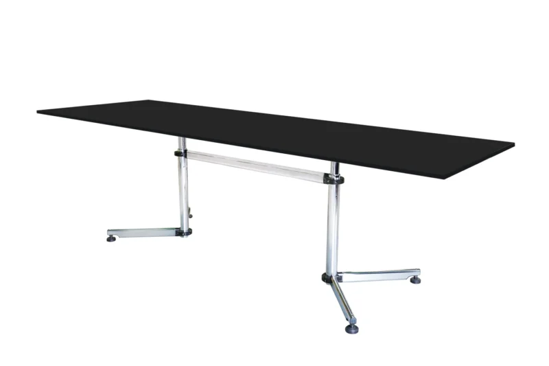 USM Kitos Konferenztisch Kunstharz / Schwarz 220 x 105 cm