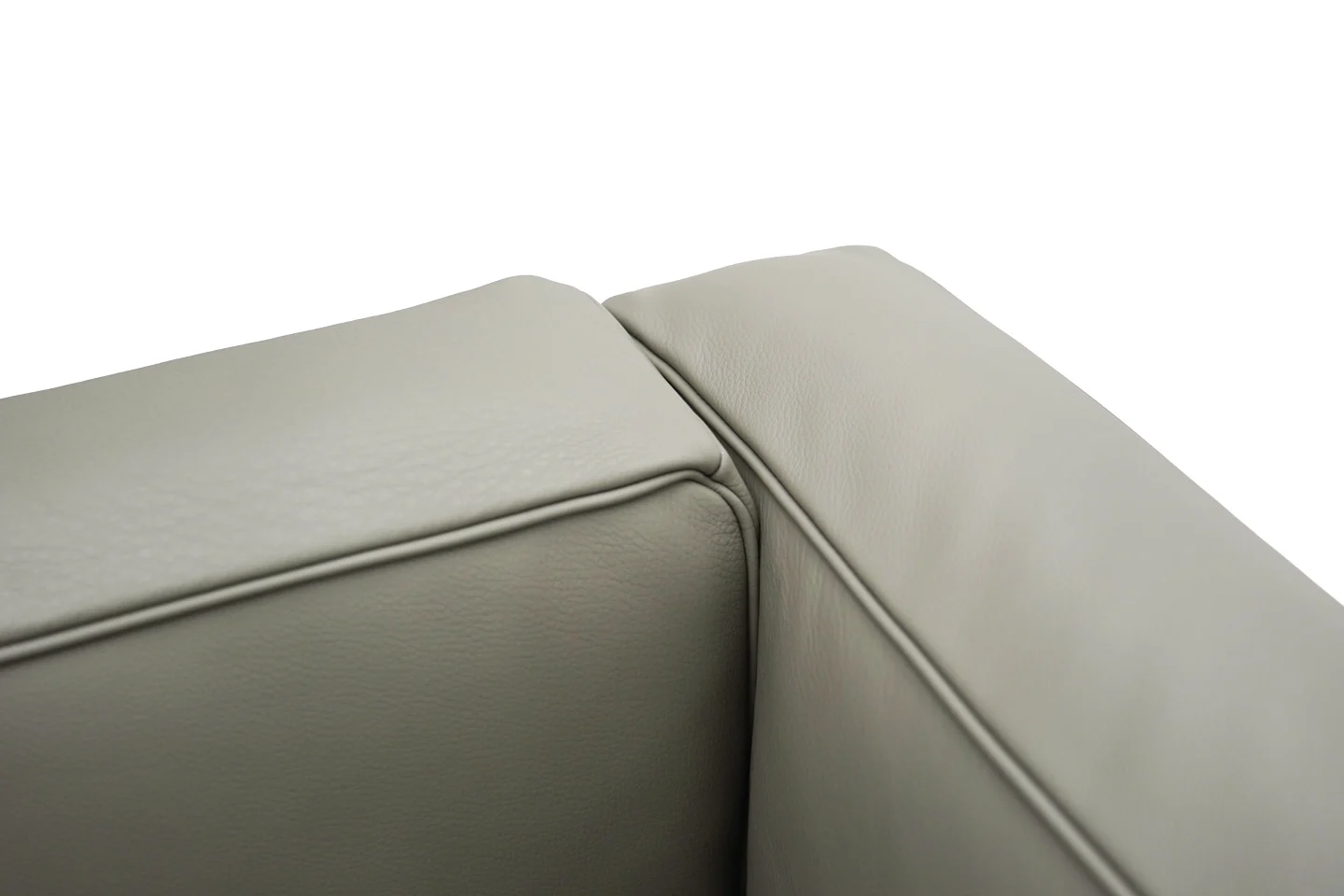 Cassina LC3 Le Corbusier 2-er Sofa Leder / Grau