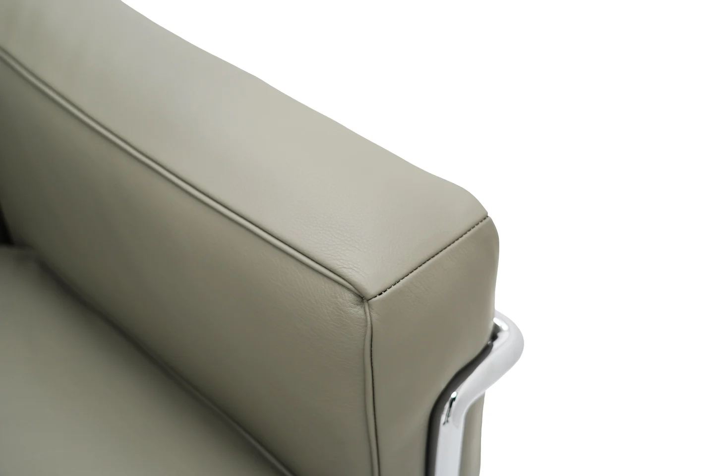 Cassina LC3 Le Corbusier 2-er Sofa Leder / Grau