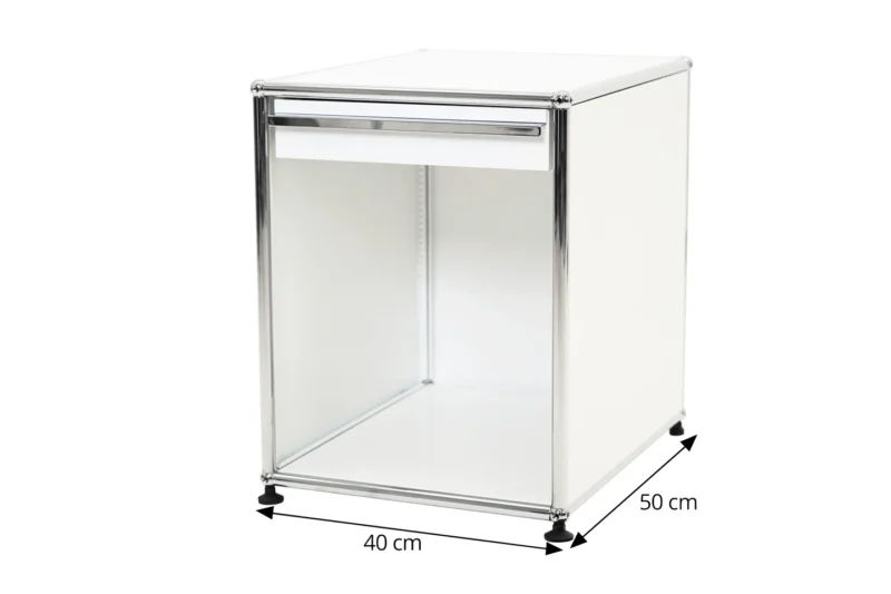 USM Haller Nachttisch / Container Reinweiß RAL 9010