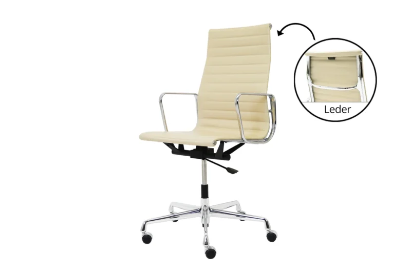 Vitra EA 119 Leder / Hellbeige