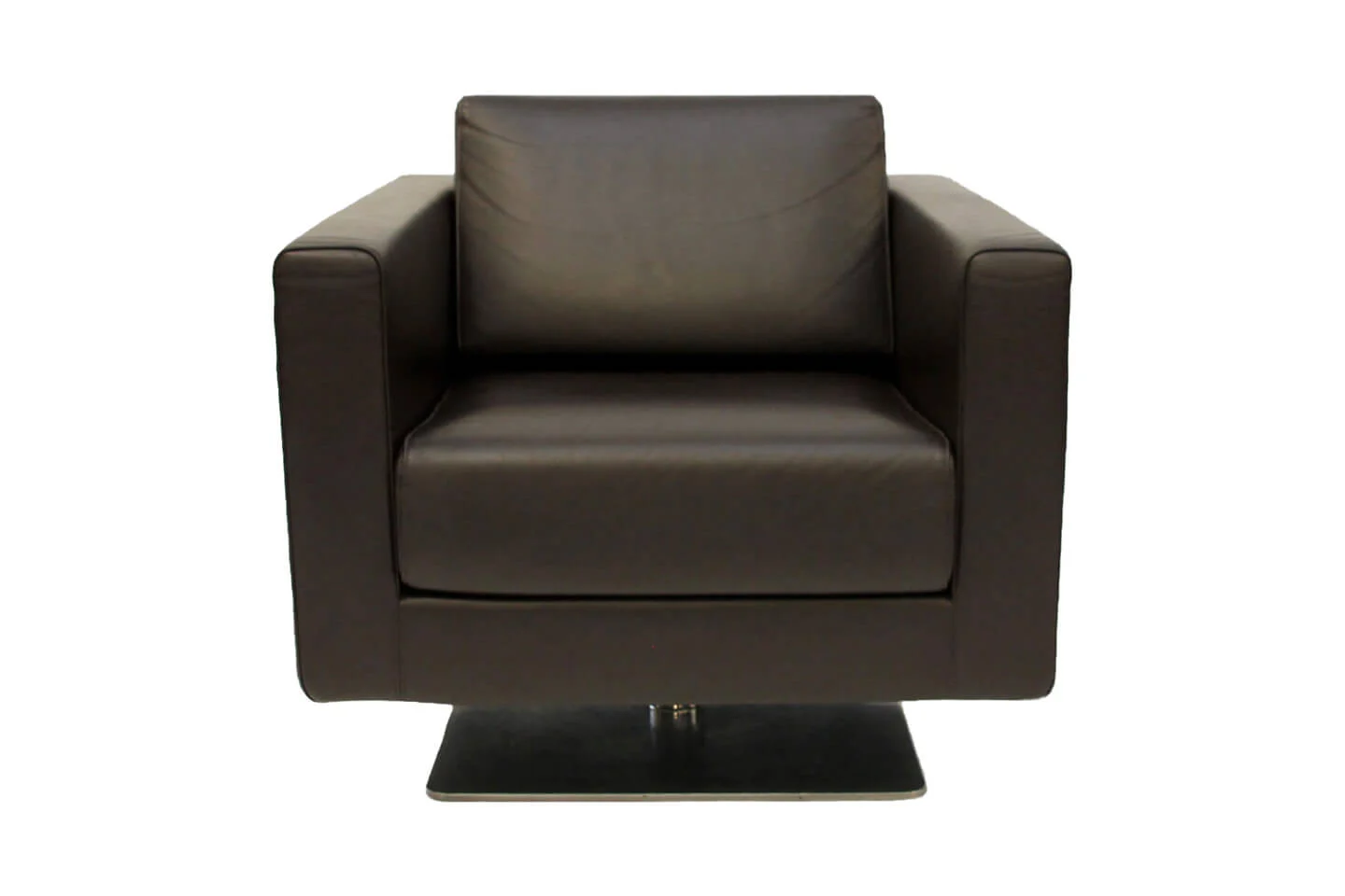 Vitra Park Swivel Armchair Sessel Leder / Braun