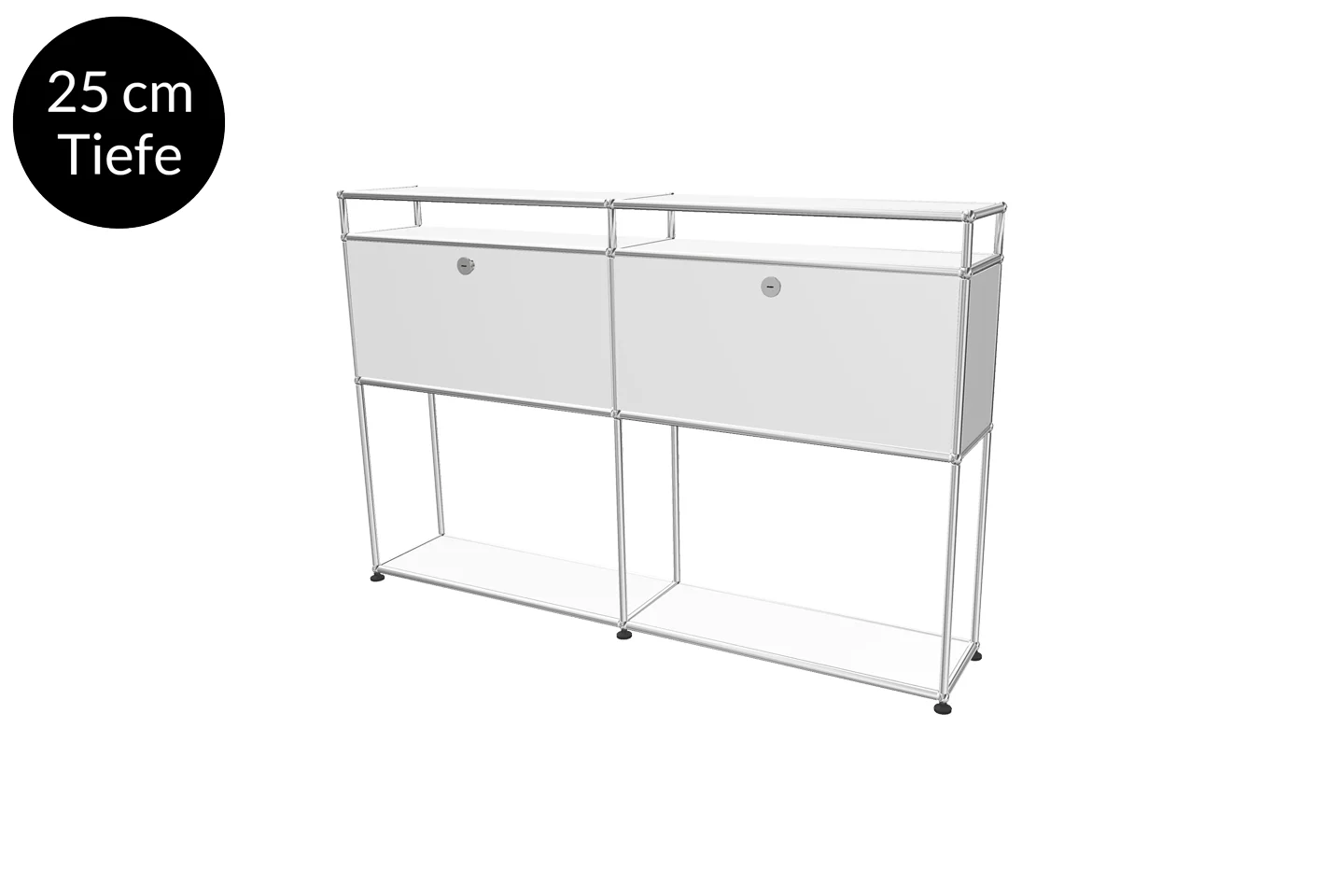 USM Haller Sideboard Reinweiß RAL 9010 *25 cm Tiefe*