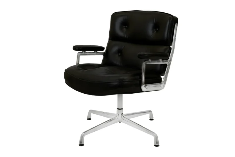 Vitra Lobby Chair ES 108 Leder / Schwarz