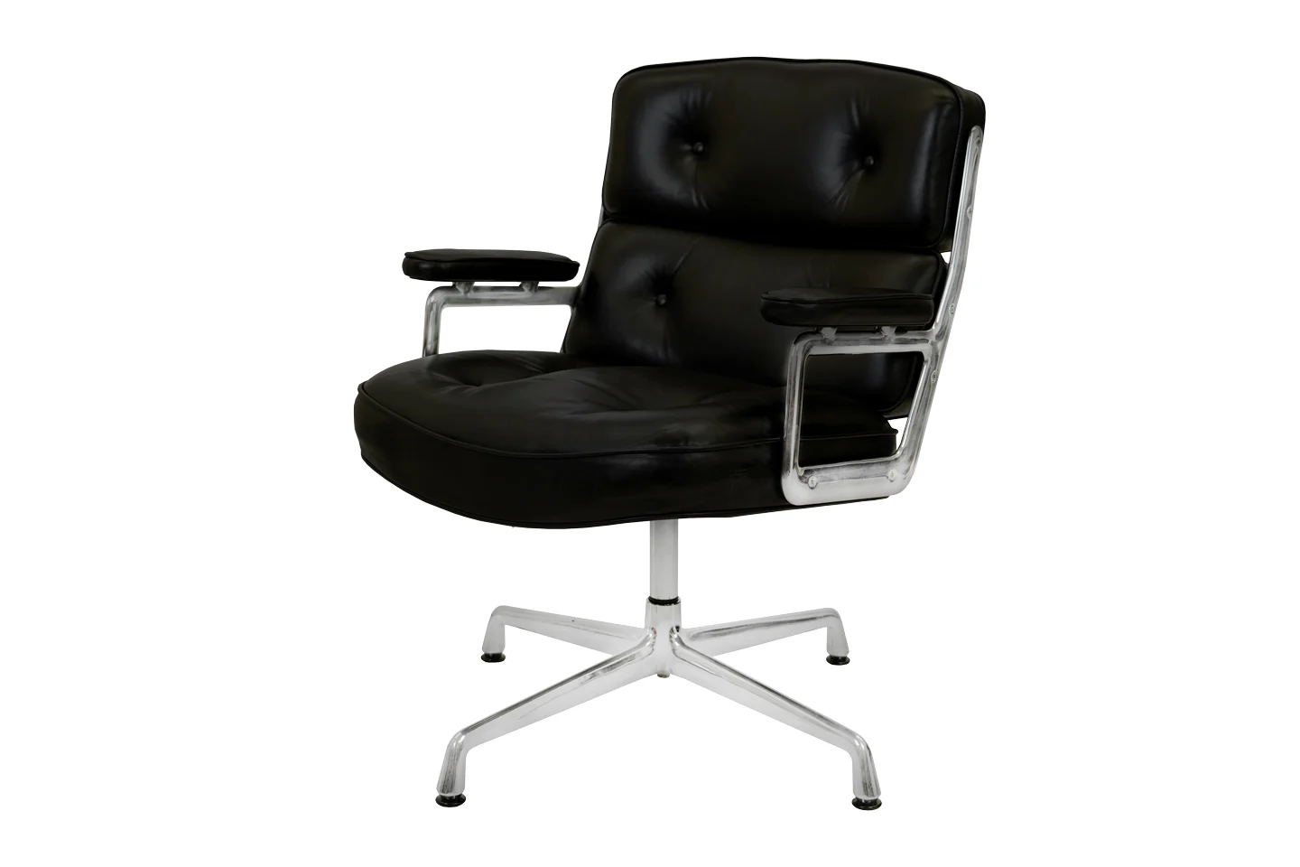 Vitra Lobby Chair ES 108 Leder / Schwarz