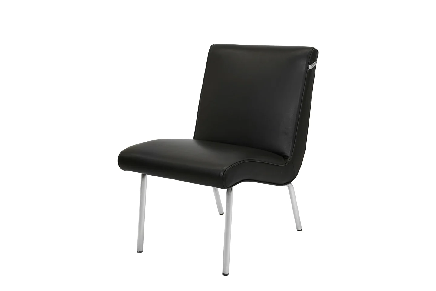 Walter Knoll Vostra Sessel / Leder / Schwarz