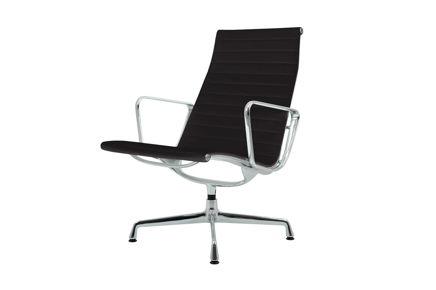 Vitra EA 115 Leder / Schwarz *nicht drehbar*