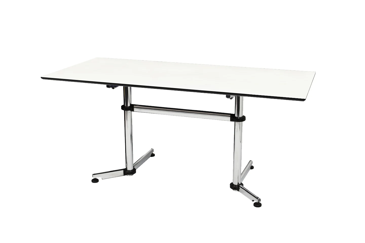 USM Kitos Schreibtisch Kunstharz / Weiß 160 x 80 cm