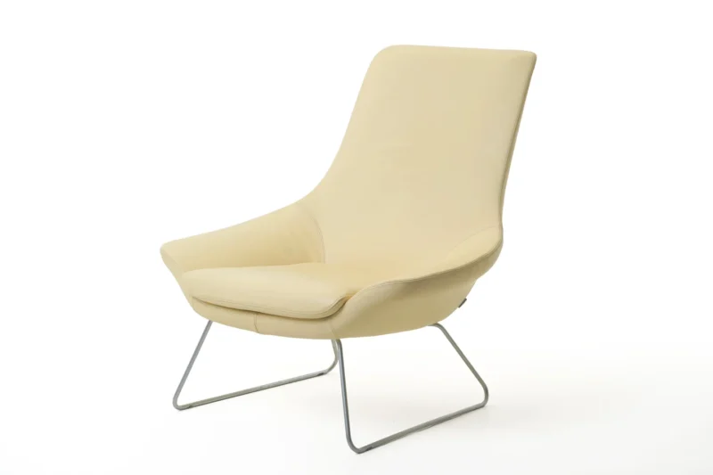 Walter Knoll Flow Sessel Leder / Beige