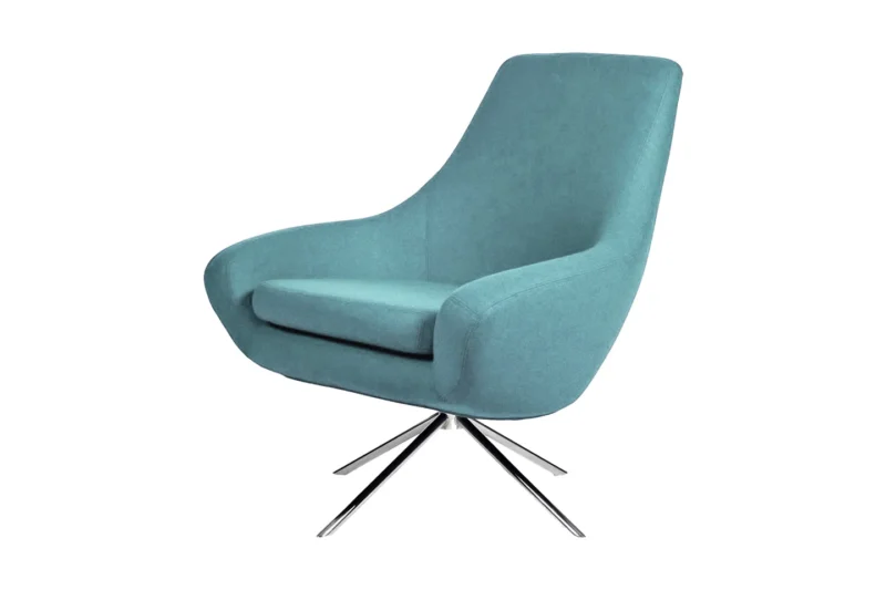Softline Noomi Lounge Sessel Stoff / Hellblau