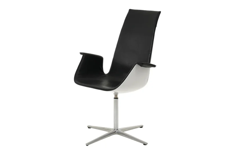 Walter Knoll FK Konferenzstuhl Leder / Schwarz