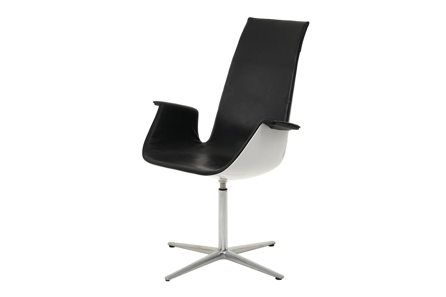 Walter Knoll FK Konferenzstuhl Leder / Schwarz
