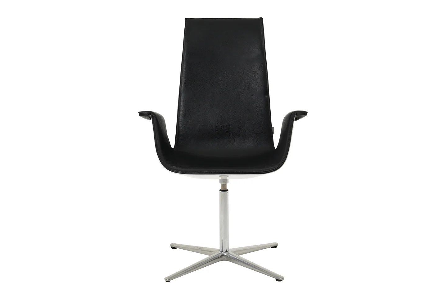 Walter Knoll FK Konferenzstuhl Leder / Schwarz