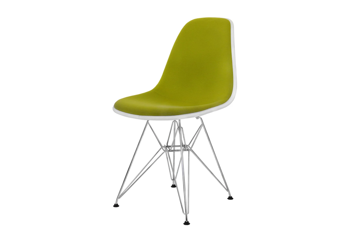 Vitra Eames Plastic Side Chair DSR Stuhl Hopsak / Gelb / Grün