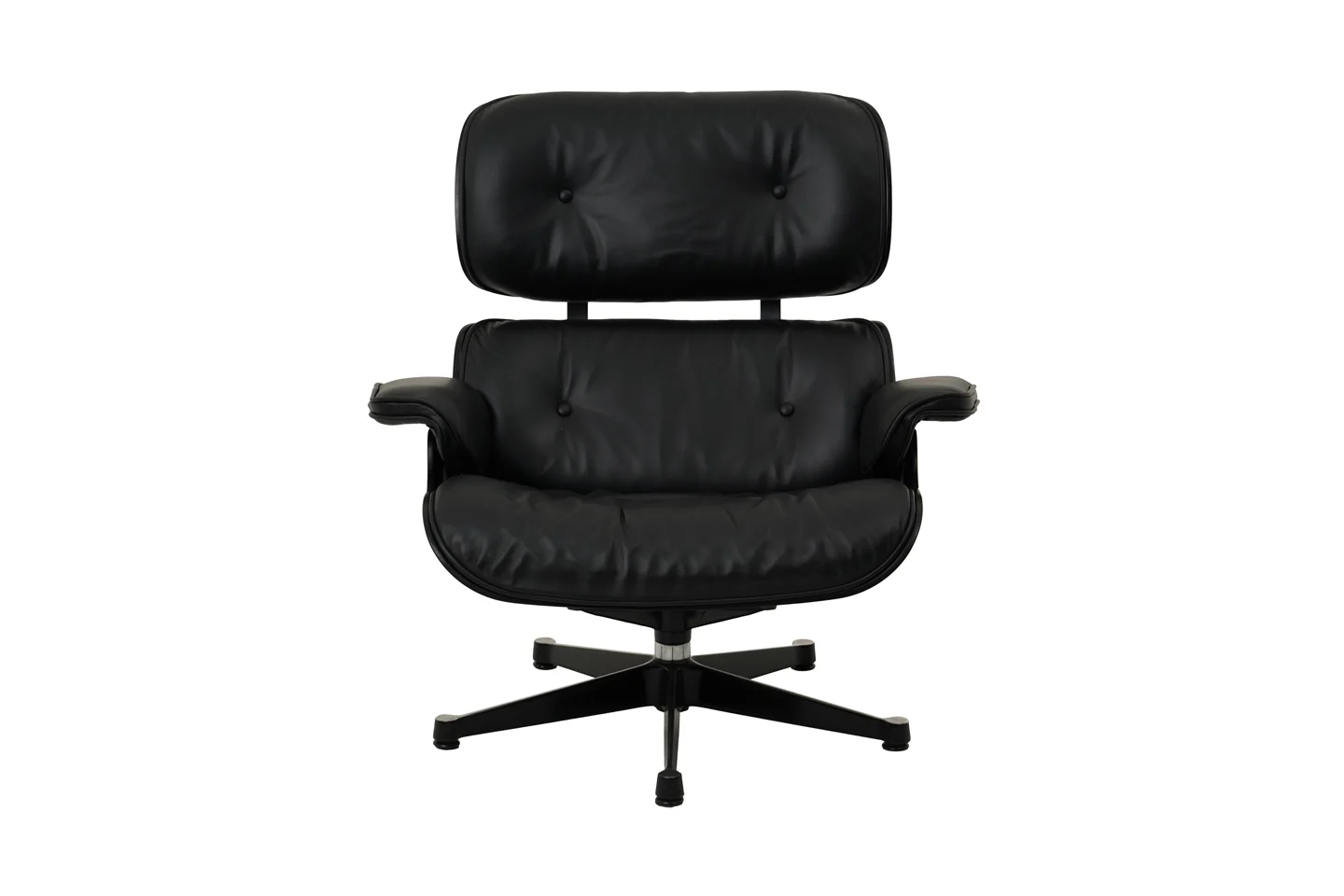 Herman Miller by Vitra Lounge Chair Black Version Leder / Holz