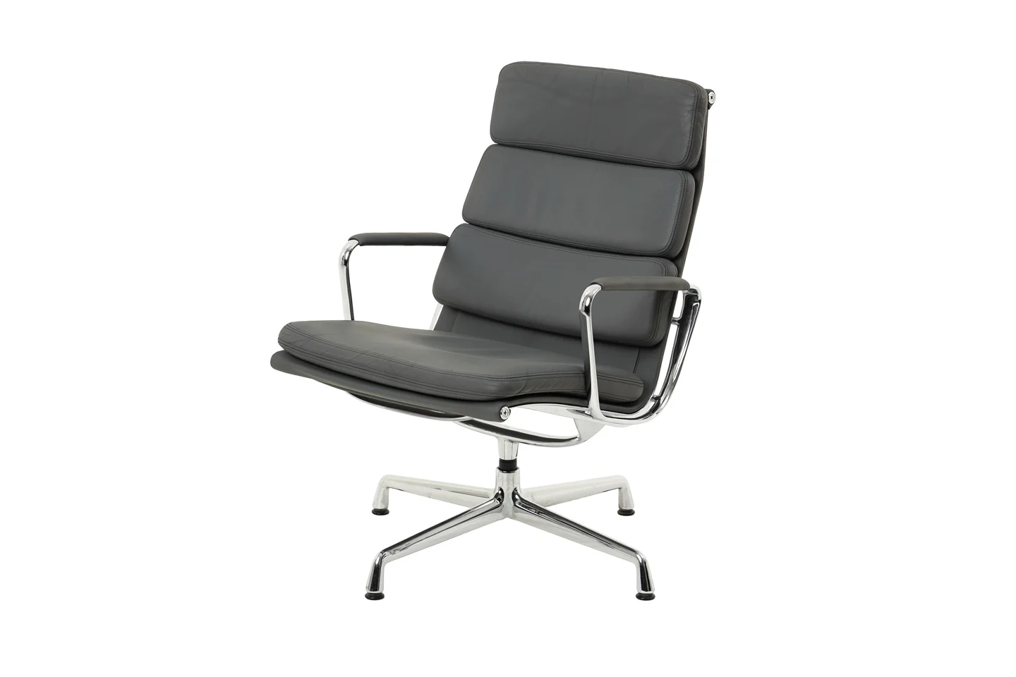 Vitra EA 216 Leder / Grau *drehbar*