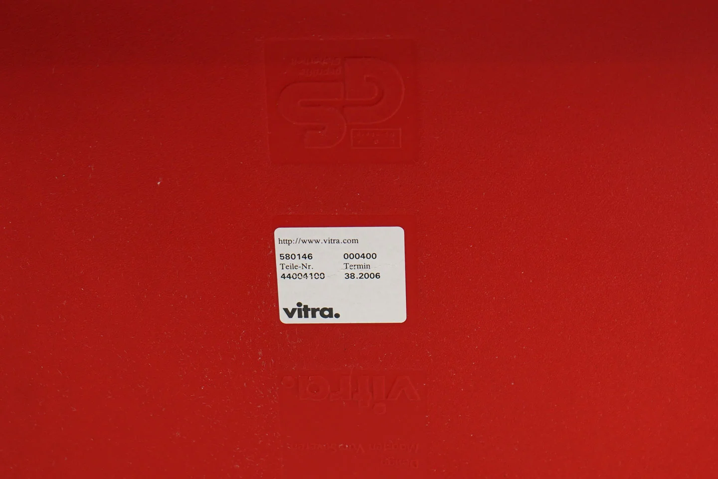 Vitra .03 Stuhl / Besucherstuhl Rot