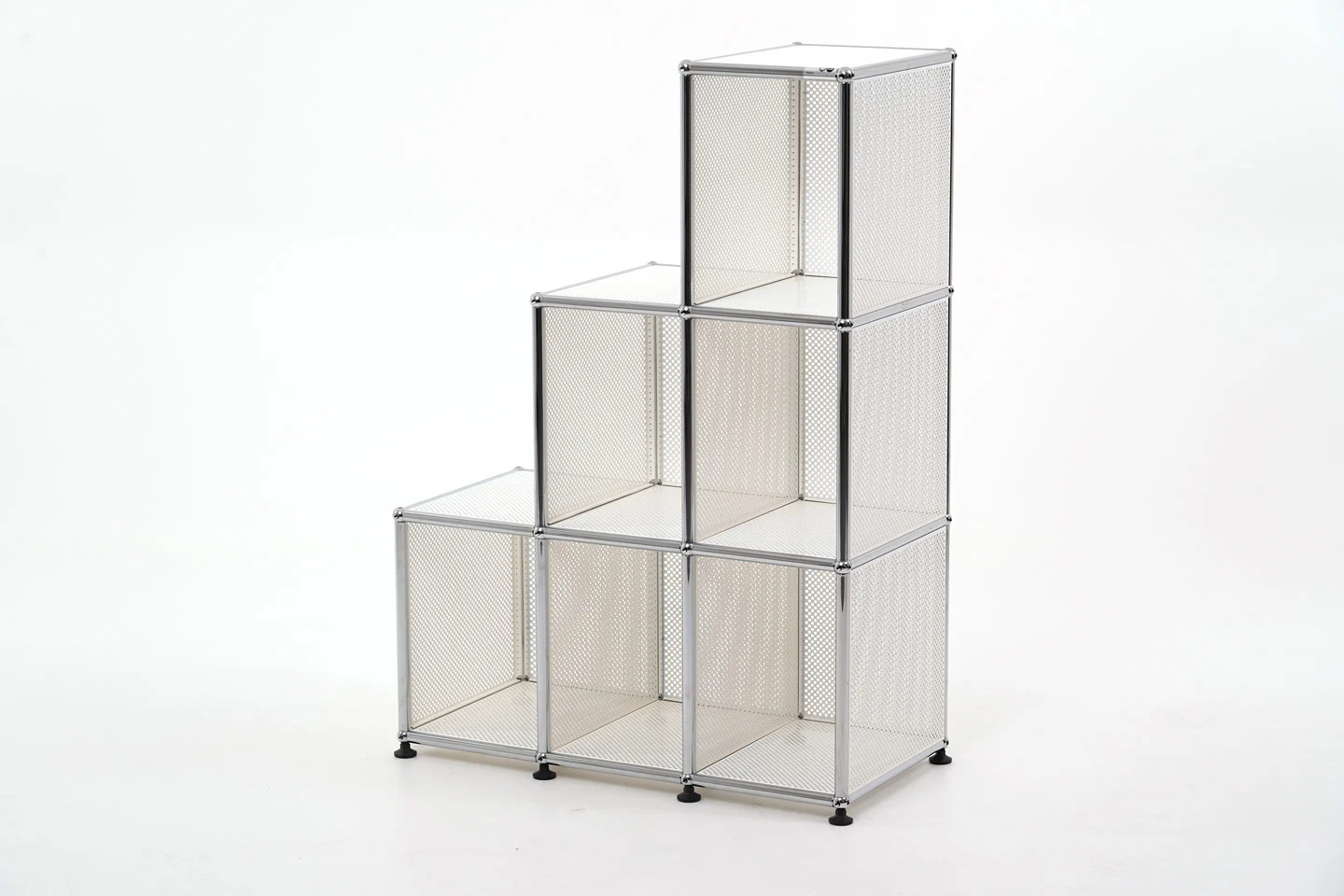 USM Haller Regal / Bücherregal in 75 cm x Tiefe 35 cm Reinweiß RAL 9010