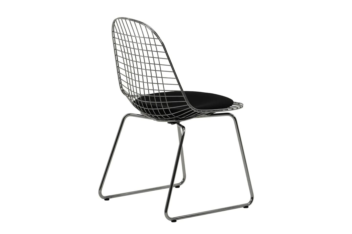 Vitra Eames Wire Chair DKR Hopsak / Schwarz