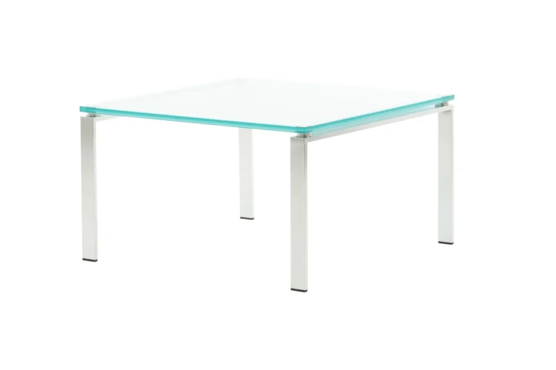 Walter Knoll Foster 500 Beistelltisch satiniertes Glas 65 x 65 cm