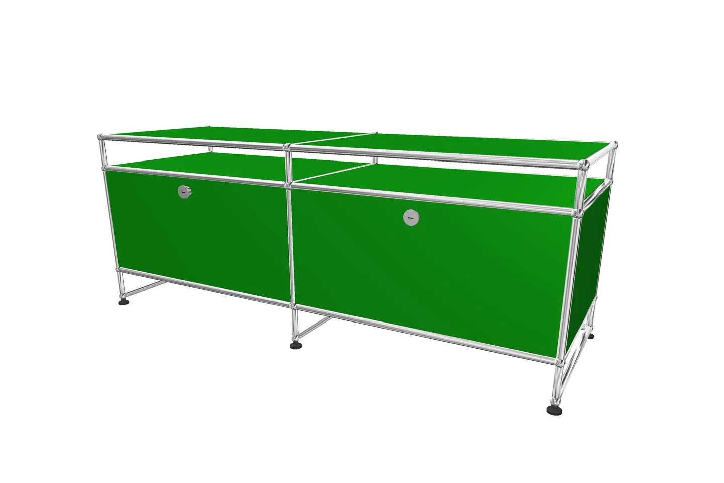 USM Haller TV-Board / Lowboard mit Sockel und Aufsatz Tiefe 50 cm