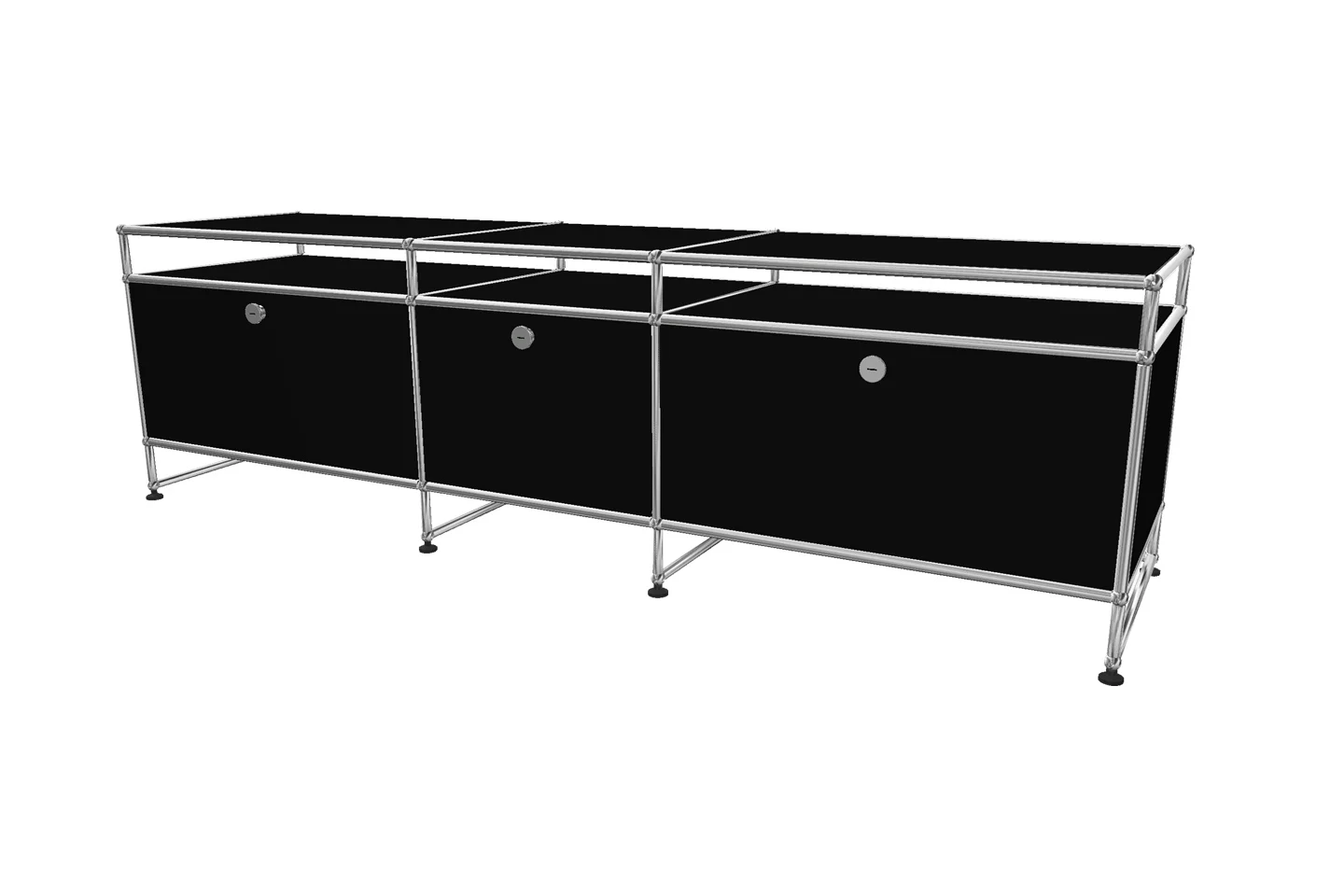 USM Haller TV-Board / Lowboard mit Sockel / Aufsatz Tiefe 50 cm