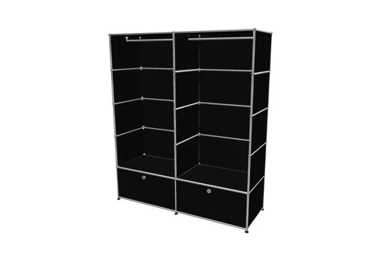 USM Haller Garderobenschrank mit Klapptüren Tiefe 50 cm