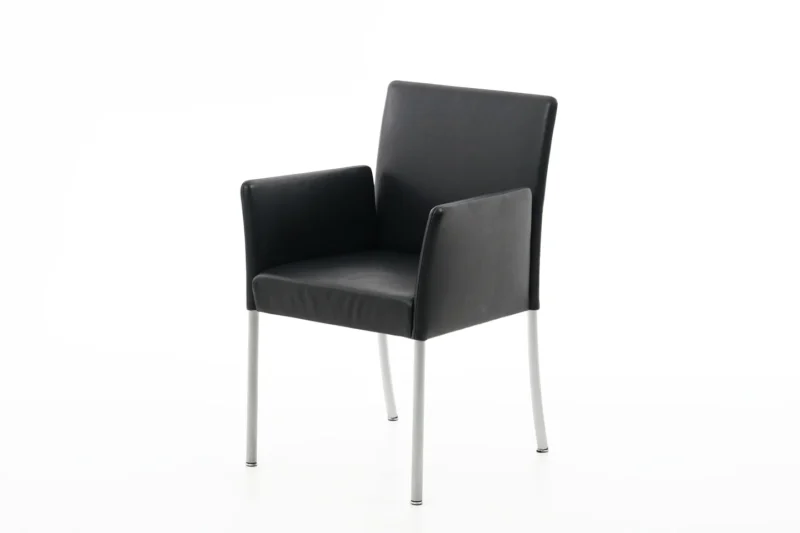 Walter Knoll Jason 1410 Stuhl Leder / Schwarz