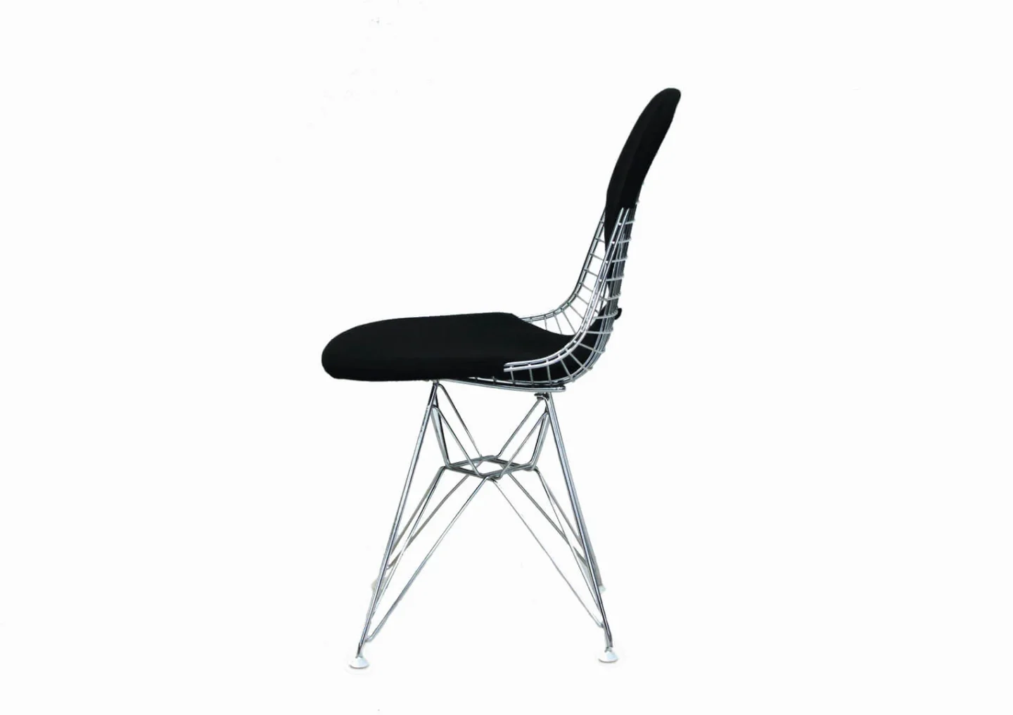 Vitra Eames Wire Chair DKR Hopsak / Schwarz