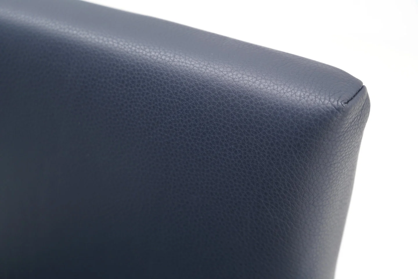 Vitra VisaSoft Freischwinger Leder / Dunkeblau *stapelbar*