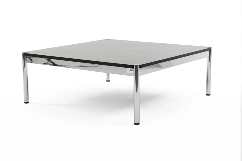 USM Haller Beistelltisch Holz / Schwarz 100 x 100 cm