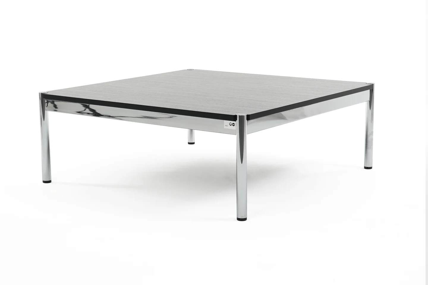 USM Haller Beistelltisch Holz / Schwarz 100 x 100 cm