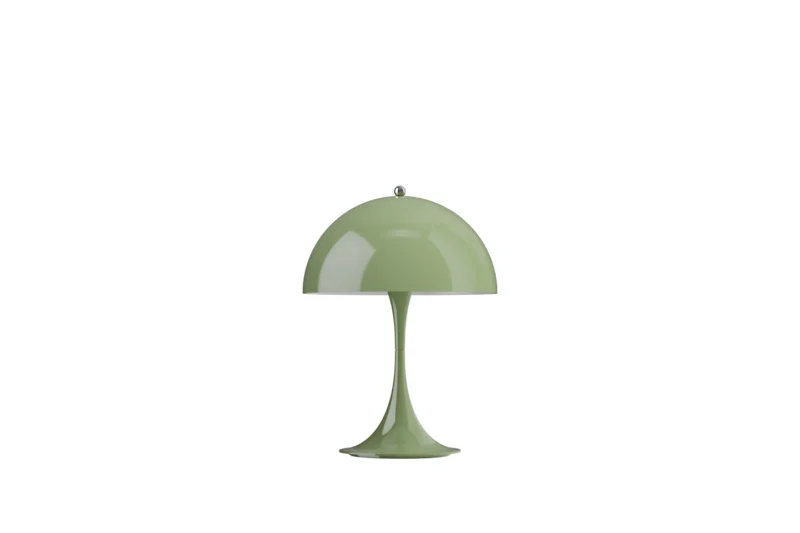 Louis Poulsen Panthella V3 Mini 250 Portable (In- & Outdoor) Tischlampe / Opaque Moss Green