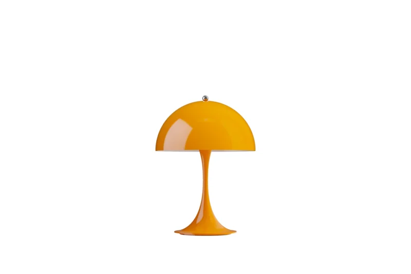 Louis Poulsen Panthella V3 Mini 250 Portable (In- & Outdoor) Tischlampe / Opaque Orange