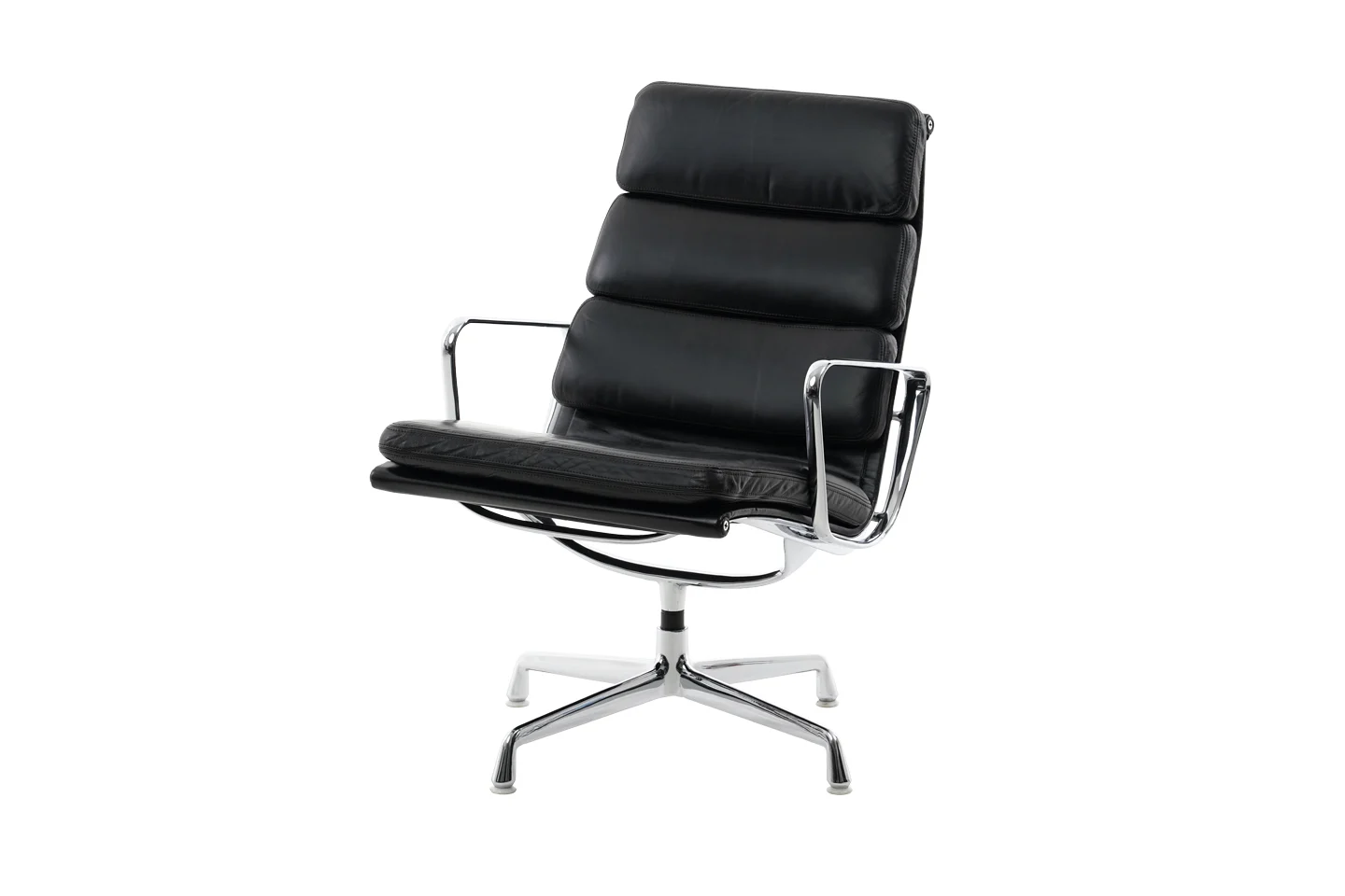Herman Miller by Vitra EA 215 Leder / Schwarz *nicht drehbar*