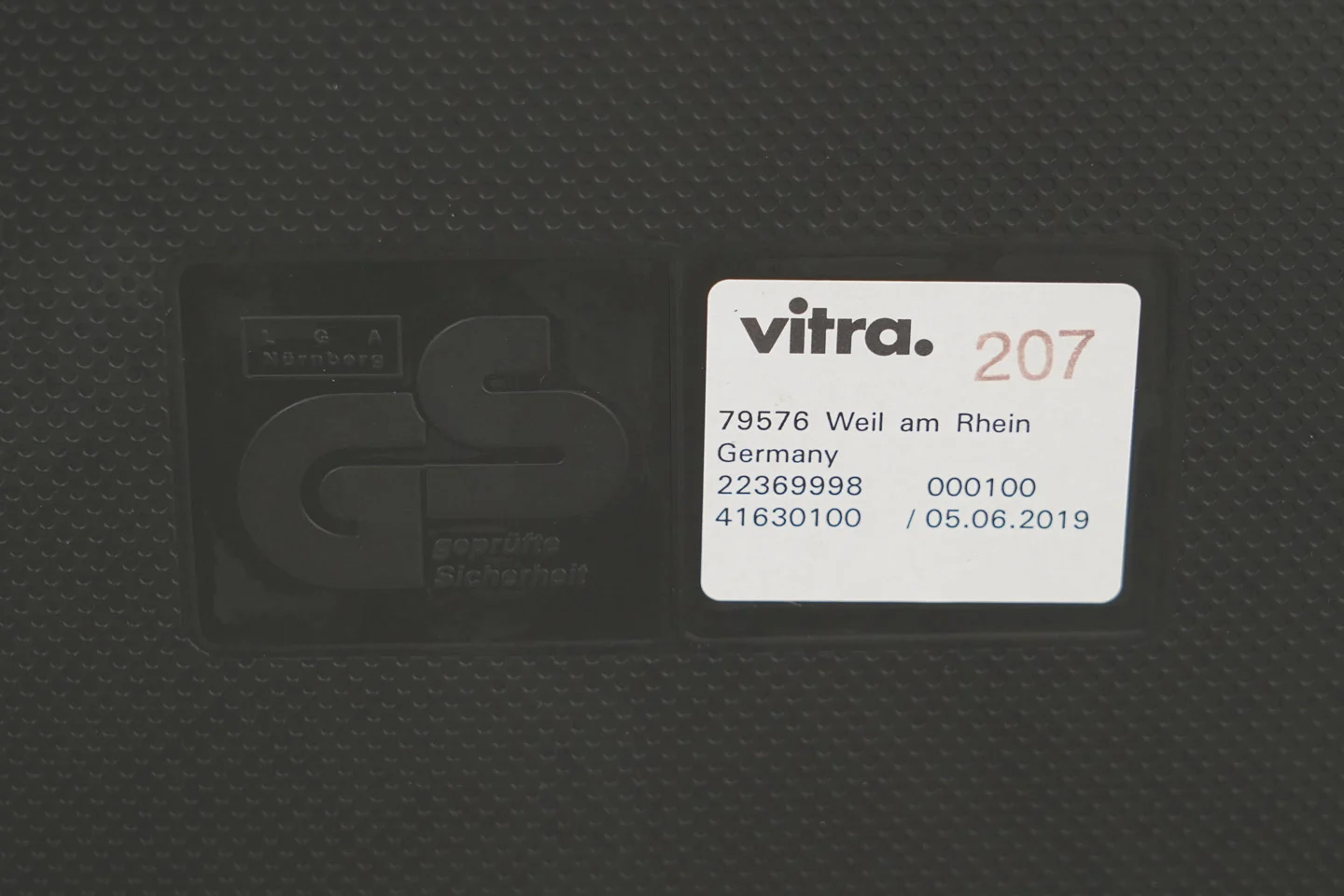 Vitra VisaSoft Freischwinger Leder / Braun *nicht stapelbar*